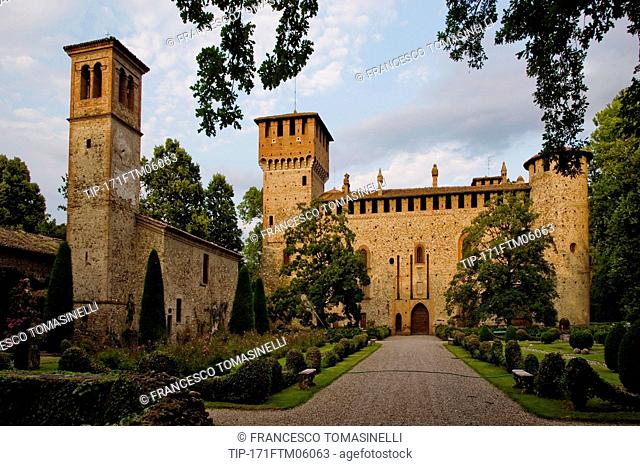 Italy, Emilia Romagna, Grazzano Visconti, the Visconti Castle