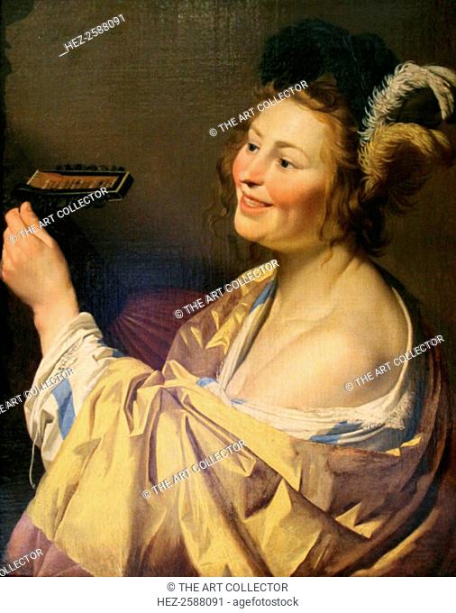 'Lute Player', 1624. Detail. Found in the collection of The Hermitage, St Petersburg