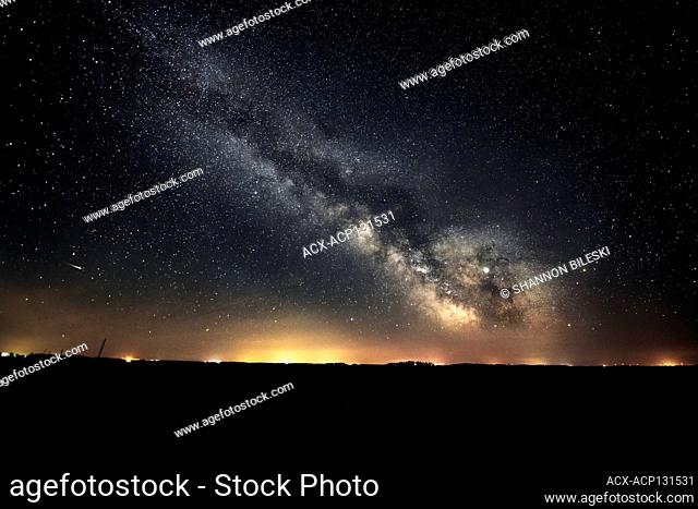 Milkyway galactic core in rural Manitoba, Canada