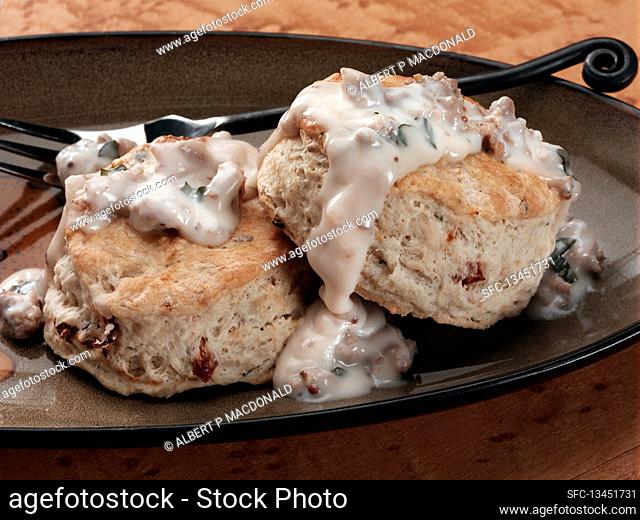 Classic Southern Biscuits and Sausage Gravy