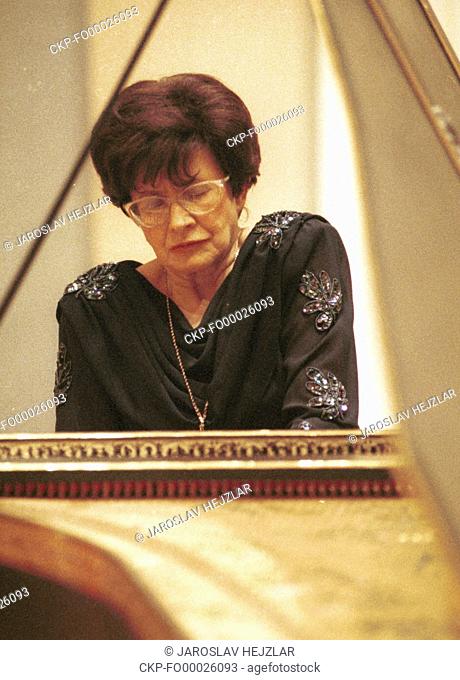 FILE Harpsichordist Zuzana Ruzickova in Prague, Czech Republic, March 3, 1994. Ruzickova died after a short serious illness in hospital at the age of 90 years...
