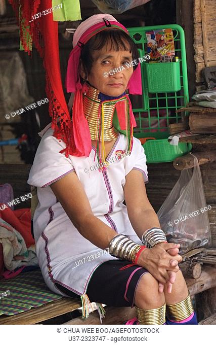 Long neck hill tribe in Maetaeng, Thailand
