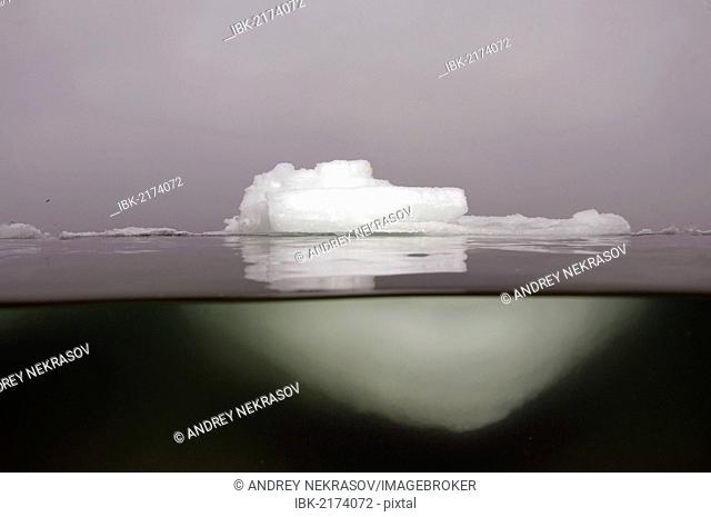 Iceberg in the Black Sea, which was last frozen in 1977, Odessa, Ukraine, Eastern Europe