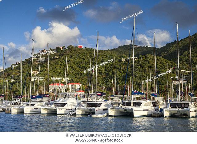 British Virgin Islands, Tortola, Road Town, Wickhams Cay, yacht harbor