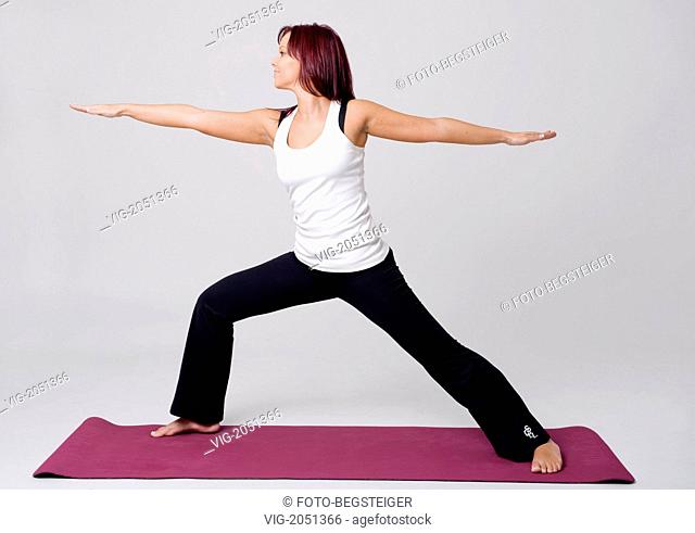 woman does yoga - 16/02/2010