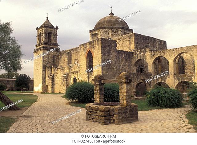 mission, San Antonio, Mission San Jose, TX, Texas, Mission San Jose y San Miguel de Aguayo in San Antonio. San Antonio Missions National Historical Park