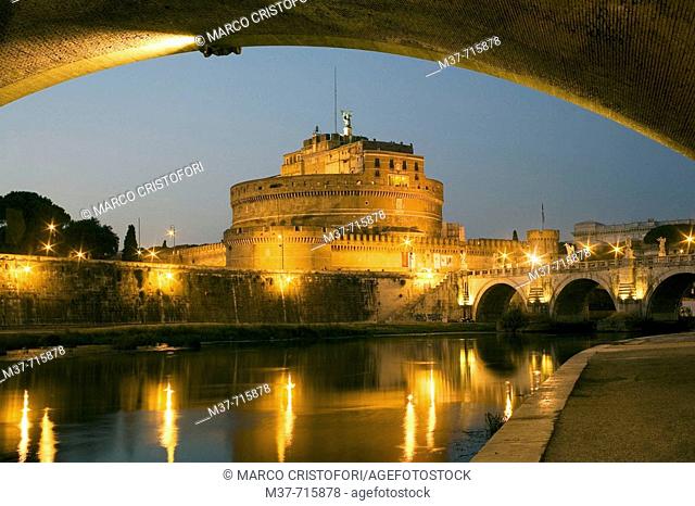 St'Angelo castle (Mole Adriana), Rome. Lazio, Italy