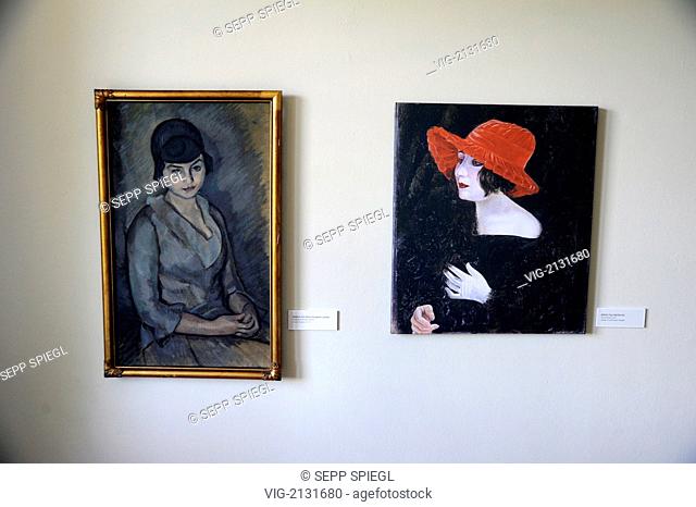 Germany, Hemmenhofen, 25.05.2010 Otto dix house and the exhibition ¿woman room¿ From 1936 to 1969 the painter Otto Dix in Hemmenhofen lived on the Höri at the...