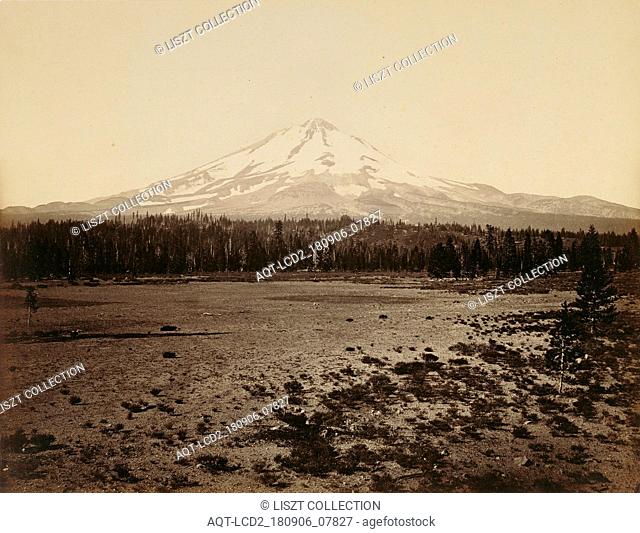 Mt. Shasta from the North. Cal. , Mount Shasta, North; Carleton Watkins (American, 1829 - 1916); 1867; Albumen silver print