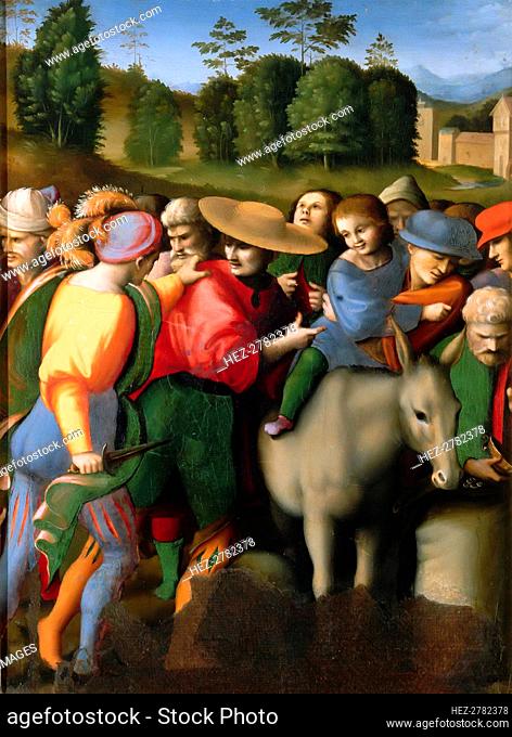 Legend of Joseph: The Finding of the Cap, 1515-1516. Creator: Bacchiacca, Francesco (1494-1557)