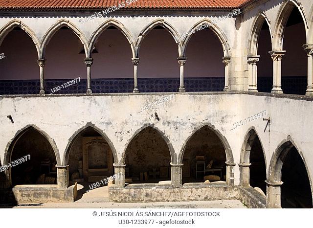 Cloister of the Christ Convent, of the Order of the Templar, in Tomar  Santarem District, Center Region, Ribatejo province  Portugal