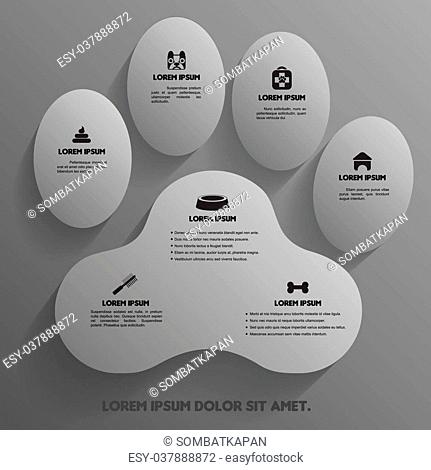 Vector business concepts with icons / can use for infographic/loop business report or plan / modern template / education template / business brochure / system...