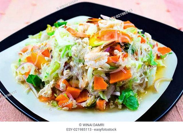 Mung Bean Noodle Spicy Salad