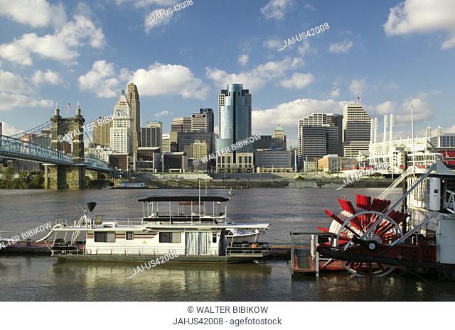 Cincinnati & Ohio Rvier, Ohio, USA
