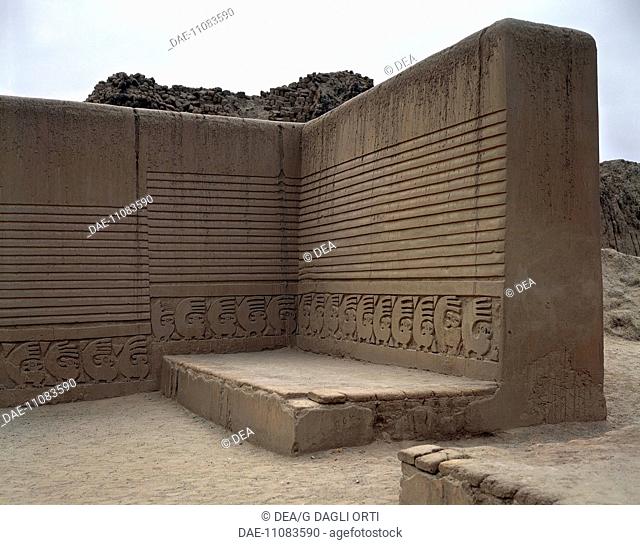 Peru '- Around Trujillo, Chan Chan, pre-Inca archaeological site (a World Heritage Site by UNESCO, 1986). Tschudi Palace