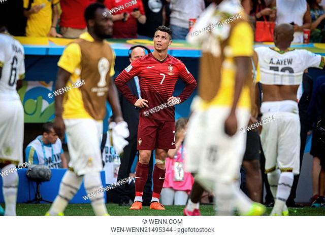 2014 FIFA World Cup - Group G, Portugal (2) v (1) Ghana, held at Estadio Nacional de Brasilia Featuring: Cristiano Ronaldo Where: BRASÍLIA