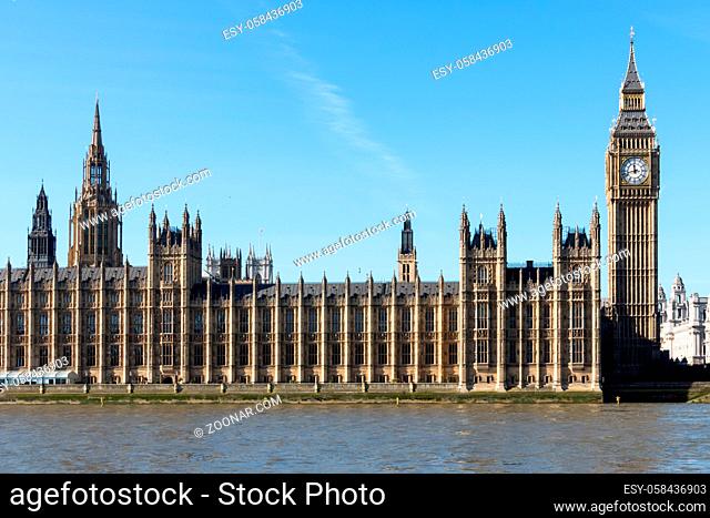 Big Ben and the Houses of Parliament in london