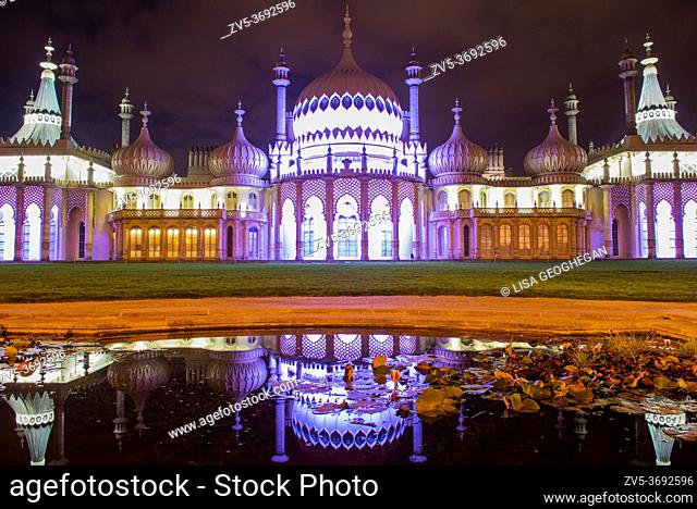 The Royal Pavillion in Brighton, East Sussex, England