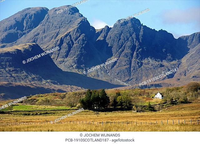 Scotland, Skye island, the Cuillins mountains