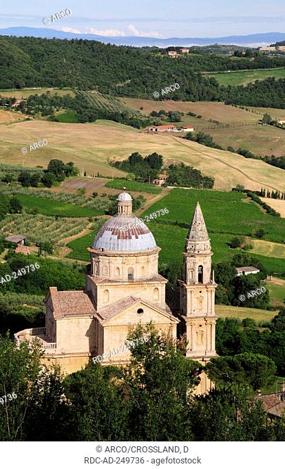 Pilgrimage church San Biagio Montepulciano Tuscany Italy