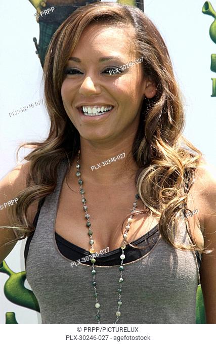 Melanie Mel B Brown at the Los Angeles Premiere of Shrek Forever After. The event was held at the Gibson Amphitheatre in Universal City, CA on Sunday, May 16