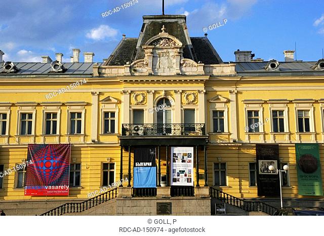 Tsars castle ethnographical museum national art gallery Sofia Bulgaria