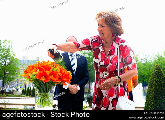 Princess Margriet of The Netherlands at Palace het Loo in Apeldoorn, on June 03, 2021, christenig the official Invictus Games The Hague 2020 Tulip