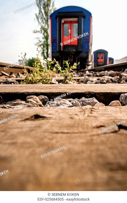 Railway tracks near Haydarpasa, an important central station in Istanbul