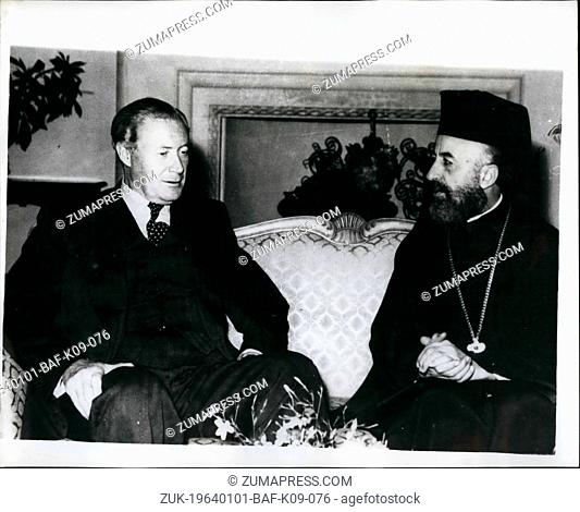 Jan. 01, 1964 - Mr. Sandys Sees Makarios.: Following the outbreak of fighting between Greeks and Turks on the island of Cyprus, British Commonwealth Secretary