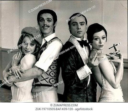 May 05, 1971 - Royal Ballet At Sadler's Wells Theater. Hollywood Heydays Reincarnated; Noel Coward Gertrude Lawrence, Douglas Fairbanks Snr