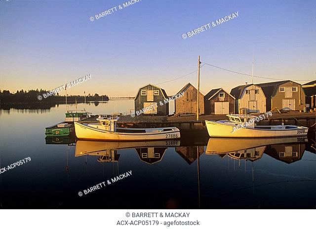 Fishing boats in New London, Prince Edward Island, Canada