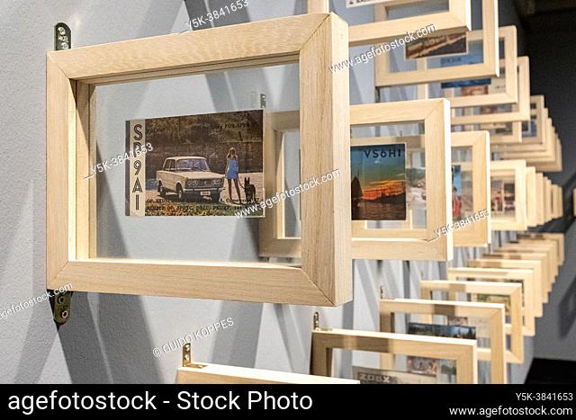 Berlin, Germany. Photo Exhibition: ""From Postcard to Flickr"" in Berlin's C/O