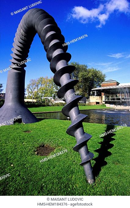 Netherlands, Southern Holland, Rotterdam, Boijmans van Beuningen Museum, sculpture Screwarch the artist Claes Oldenburg