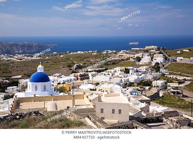 Pyrgos Village, Santorini, Island, Greece, Europe