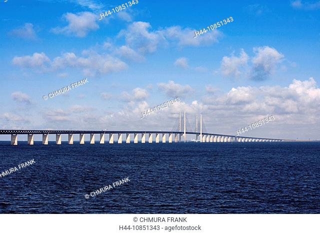 10851343, Sweden, Malmö, Oresund Bridge, Connectin