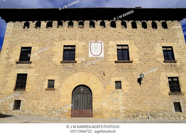 Mirambel, Casa Aliaga. Alto Maestrazgo, Teruel province, Aragon, Spain