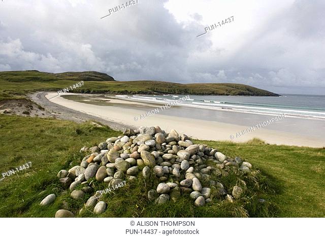 Traigh Siar beach, Isle of Vatersay, Outer Hebrides, Scotland