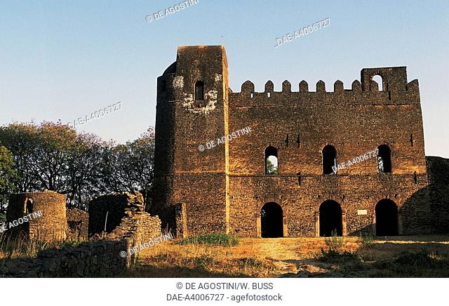 Iyasu's Palace, Fasil Ghebbi, fortress, Gondar (Unesco World Heritage List, 1979), Ethiopia