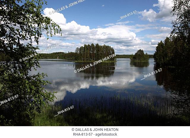 Lake Puruvesi, Punkaharju Nature Reserve, Saimaa Lake District, Savonia, Finland, Scandinavia, Europe