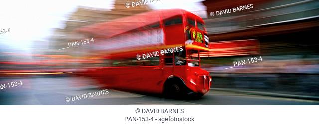 Double-decker bus, London, England