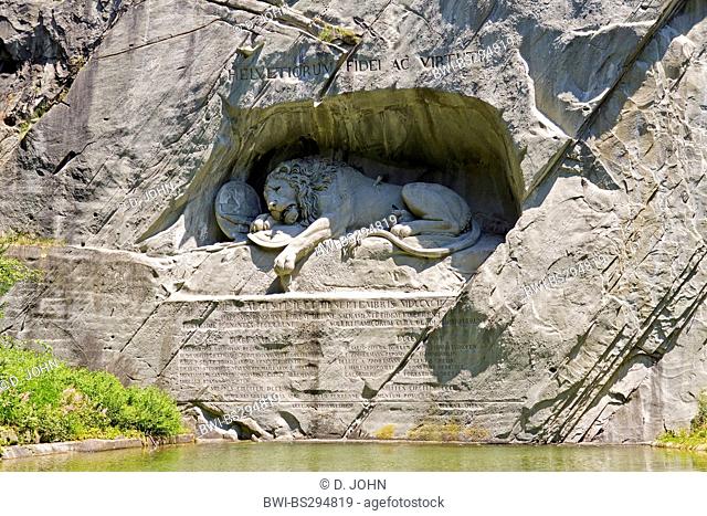 Lion Monument, Switzerland, Lucerne