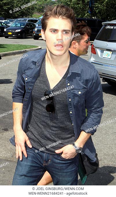 2014 US Open Tennis Championships - Celebrity Sightings - Day 13 Featuring: Paul Wesley Where: New York, United States When: 06 Sep 2014 Credit: Joel...
