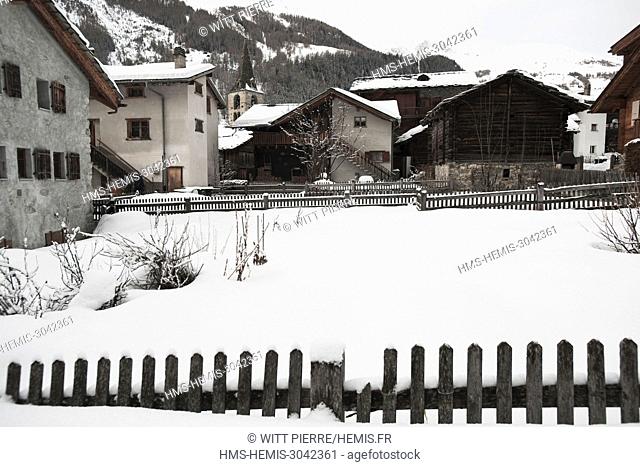 Switzerland, Wallis, Herens valley, Evolene