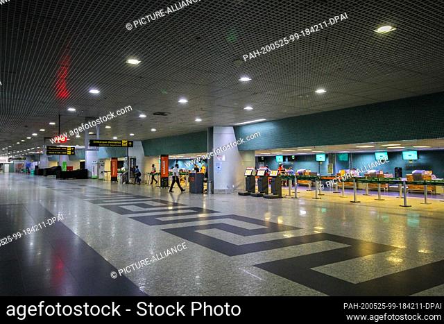 25 May 2020, Brazil, Manaus: View of the international boarding area at Eduardo Gomes Airport. In view of the rapidly increasing number of corona infections in...