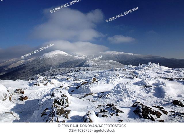 The Presidential Range from Mount Pierce in the White Mountains, New Hampshire USA