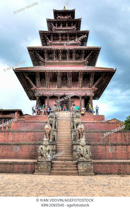 Nyatapola Temple (1702), Taumadhi square, Bhaktapur, Nepal