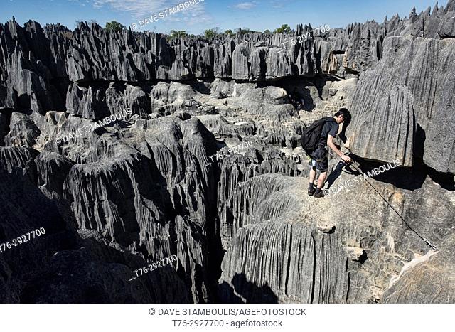 Via Ferrata route, Tsingy de Bemaraha National Park, Madagascar