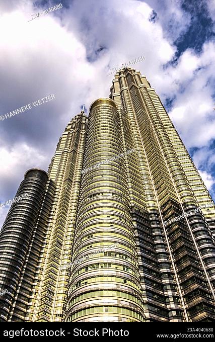 Petronas Twin Towers at KLCC, Kuala Lumpur, Malaysia, Asia