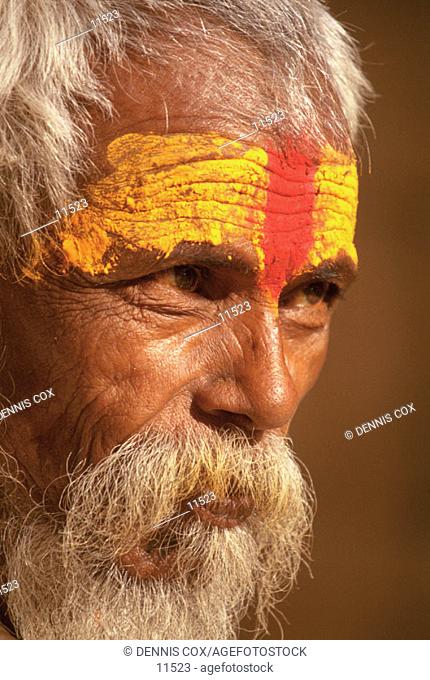 Hindu holy man. Jaisalmer. India