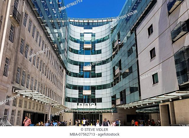 England, London, Portland Place, The BBC Broadcasting House
